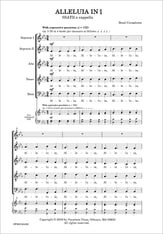 Alleluia in 5/4 SATB choral sheet music cover